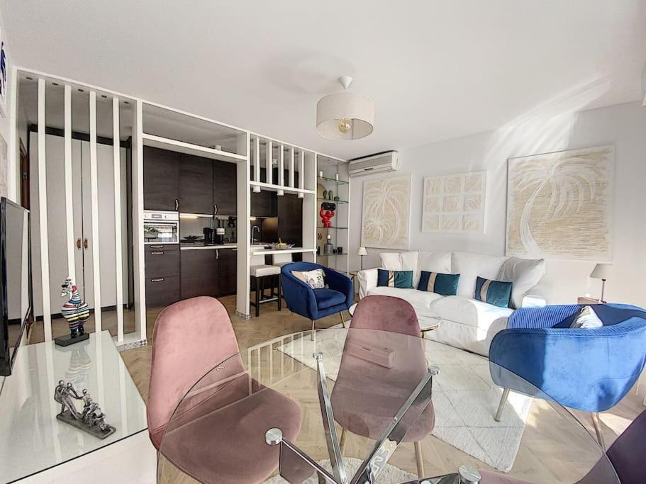 קאן Appartement Style Architecte Proche De La Plage מראה חיצוני תמונה